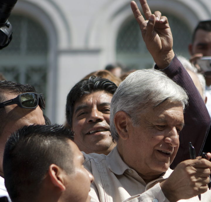 Se queja. El dos veces candidato presidencial mexicano y líder del partido Morena, Andrés Manuel López Obrador. (EFE)