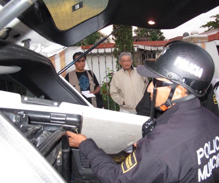 Confiscan a AMLO equipo de sonido en Yucatán