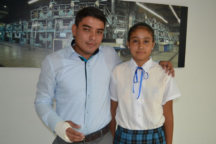 Compromiso. Thaily Danitza es la segunda alumna que queda entre los mejores del estado bajo la instrucción de Gerardo Ávila.