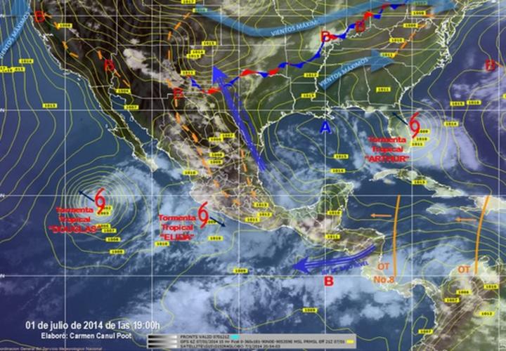  El Servicio Meteorológico Nacional (SMN) emitió un aviso de tiempo severo por potencial de lluvias en las próximas tres horas. (Twitter)