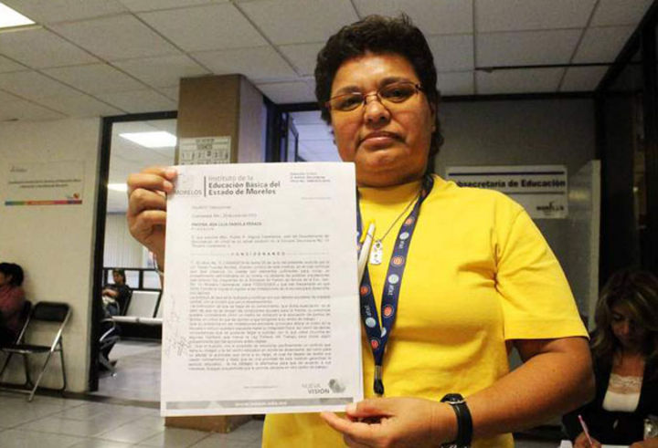 'Me acusan de todo': maestra de Morelos