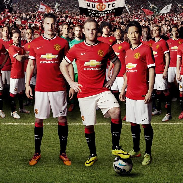 El nuevo uniforme del United para la temporada 2014-2015. (Facebook)