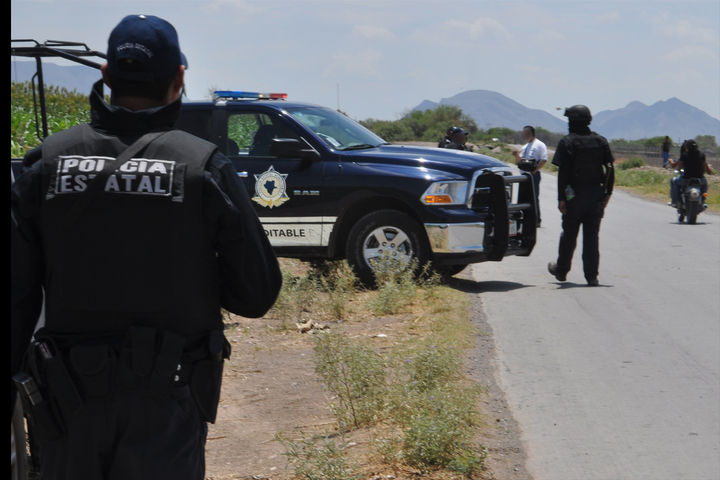 Operativo. Agentes de la Policía Estatal y la DEI, realizaron un operativo luego de los hechos.