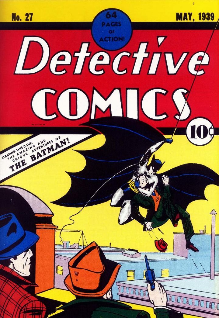 Aniversario. Su primera aparición fue en mayo de 1939, en el cómic llamado Bob Kane: The Case of the Chemical Syndicate.