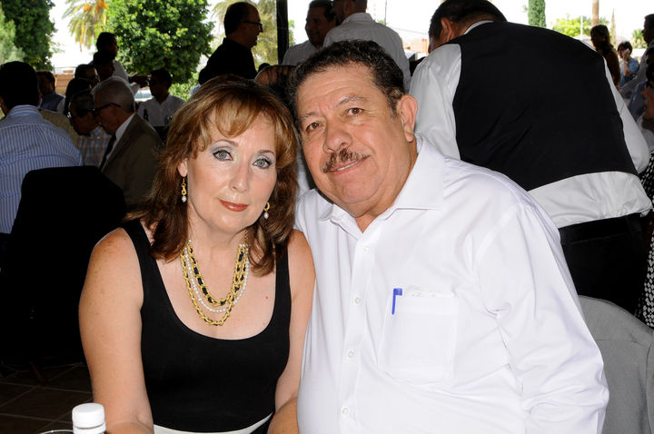María Olimpia Arteaga de Luján y Mauro Luján Reyes.
