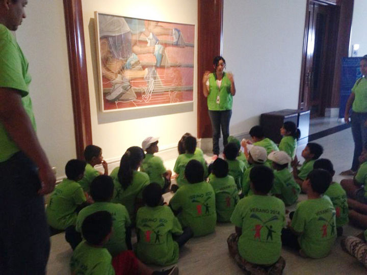 Curso. Niños de la Asociación Espíritu Libre, Mentes Brillantes, visitaron el Museo Arocena.  