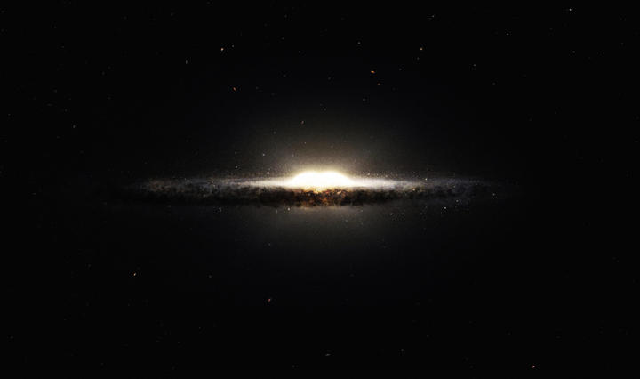 De acuerdo con los científicos de la universidad escocesa, Andrómeda podría contener el doble de materia oscura que nuestra galaxia. (ARCHIVO)