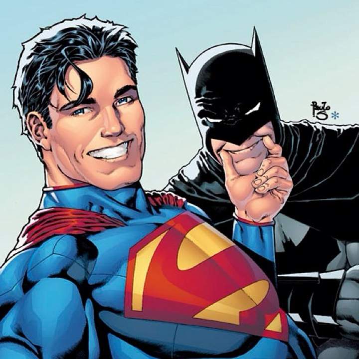 
Superman y Batman.
