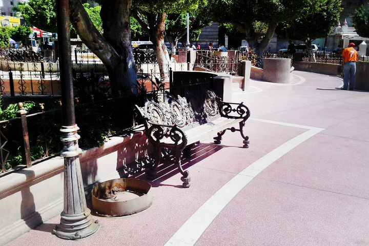 Daños. El vandalismo ha afectado el sitio desde hace años.