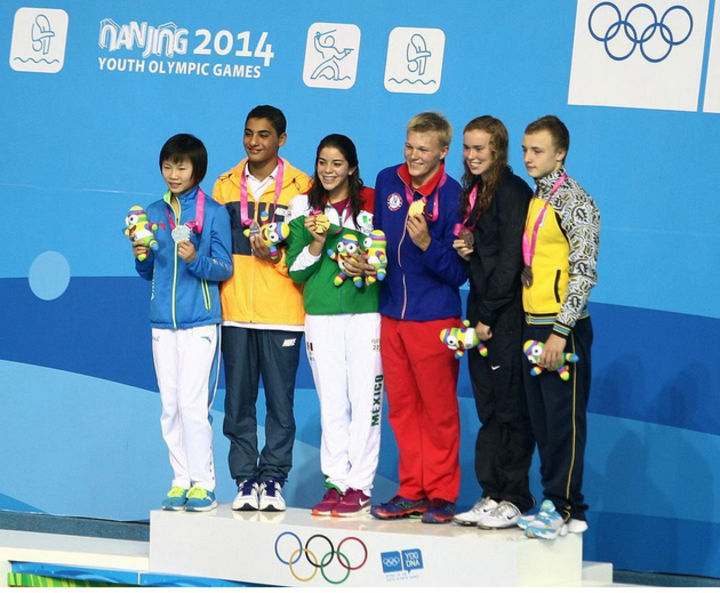 Alejandra Orozco le dio a México la primera medalla de oro en la historia de los Juegos Olímpicos de la Juventud.
