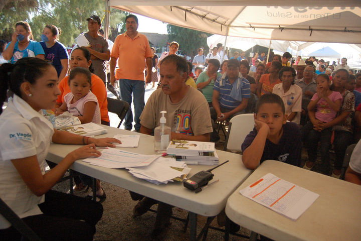 Asistencia. De personas acudieron para ser atendidas en el Doctor Vagón, fue récord, en sólo tres horas se dieron 250 consultas. 