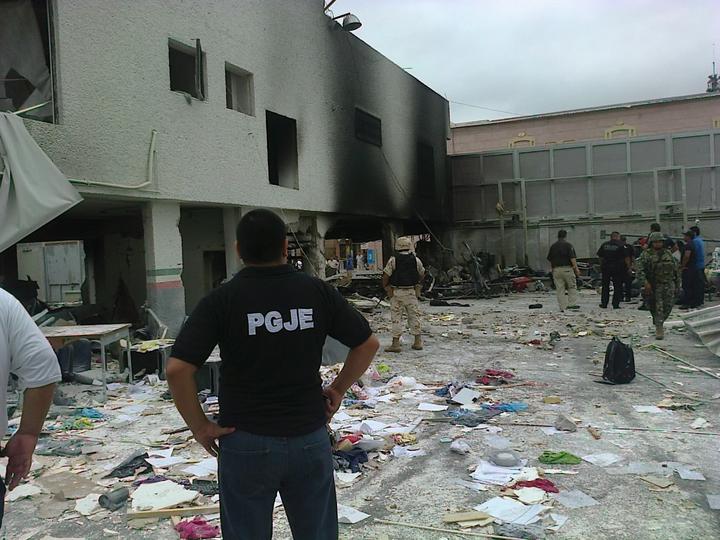Descarta cualquier indicio de explosivos en el lugar, asegura que se trató de una fuga de gas. (El Siglo de Torreón)
