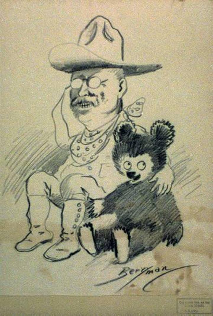 Esta es la caricatura que inspiró la creación del 'Teddy Bear'. (CONGRESO DE ESTADOS UNIDOS)