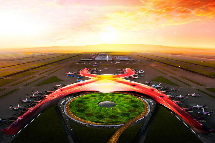 El nuevo Aeropuerto Internacional de la Ciudad de México, que se ubicará en la zona de Texcoco, será el nodo logístico más importante de América Latina. (EFE)