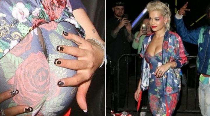 Rita Ora tomó el incidente con muy buen humor.