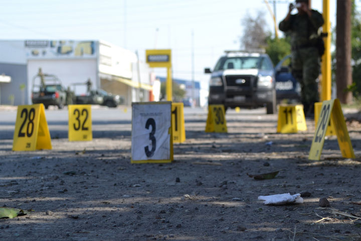 Homicidios. La quincena del presente mes supera las muertes violentas registradas durante agosto en la Región Laguna de Durango. 