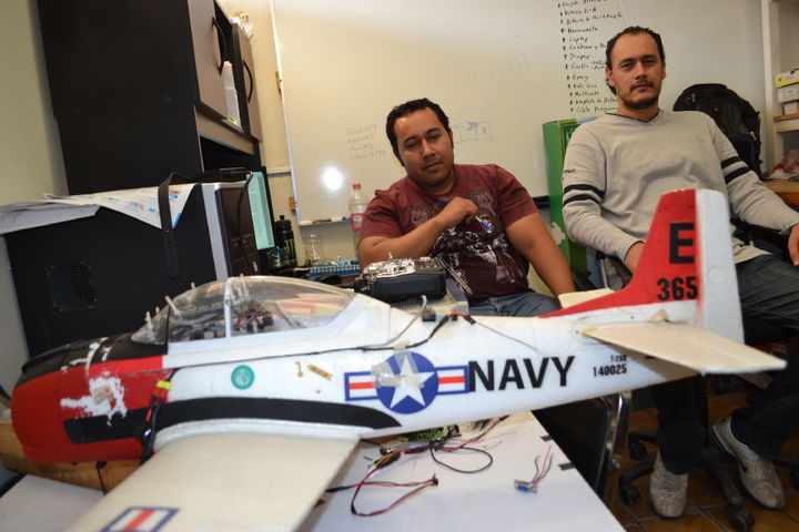 Logro. Este es uno de los aviones no tripulados que desarrollan investigadores del Instituto Tecnológico de La Laguna.