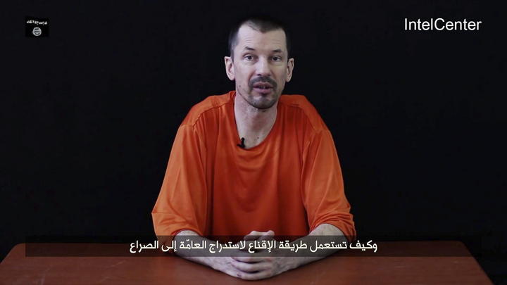 Se trata del segundo video de este tipo en el que aparece Cantlie en menos de una semana y su difusión coincide con el inicio de la ofensiva internacional contra las bases del EI en el territorio sirio. (EFE)