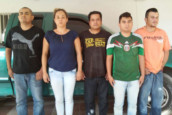 Secuestradores. Estos son los cinco que se dedicaban a secuestrar en Torreón. 