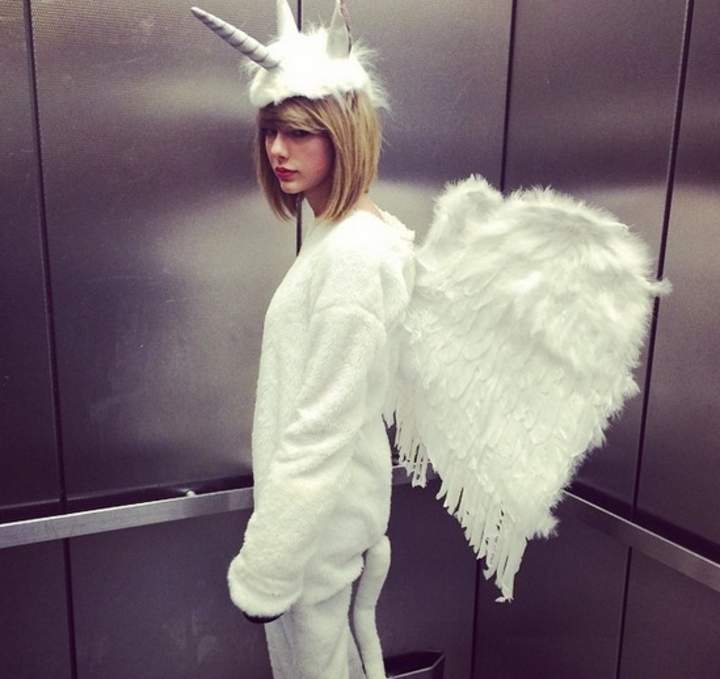 Taylor Swift sacó su unicornio interior.