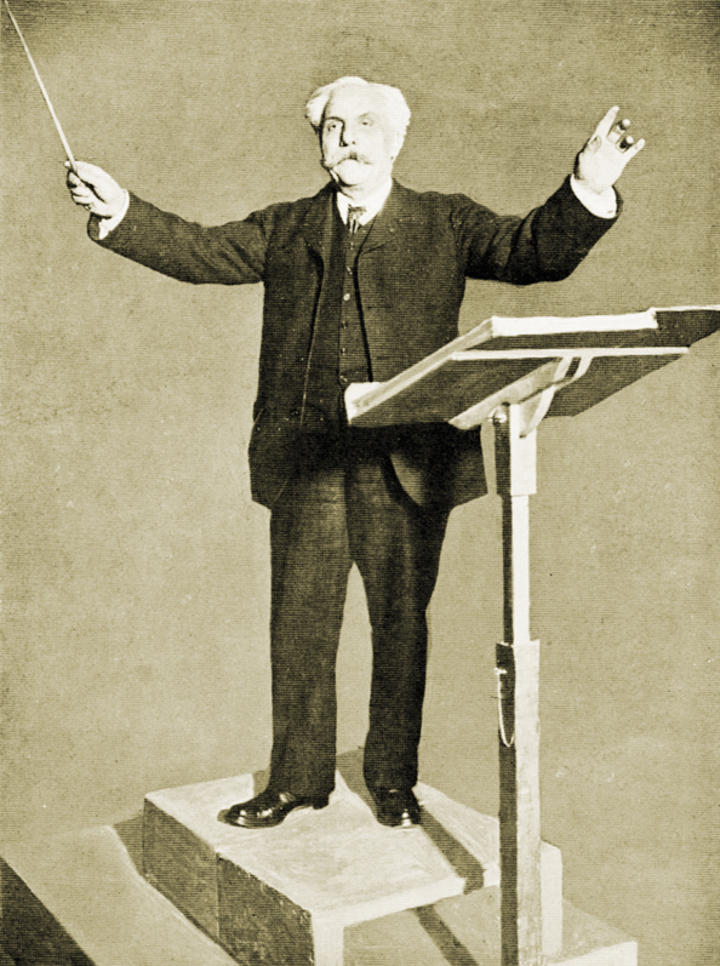 Gabriel Fauré dirigiendo su opera Prométhée. (Foto: Cortesía Circa)