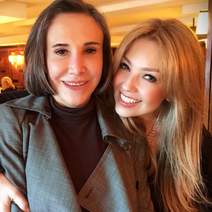 La fotografía fue tomada la semana pasada mientras disfrutaban de un momento juntas. (INSTAGRAM)