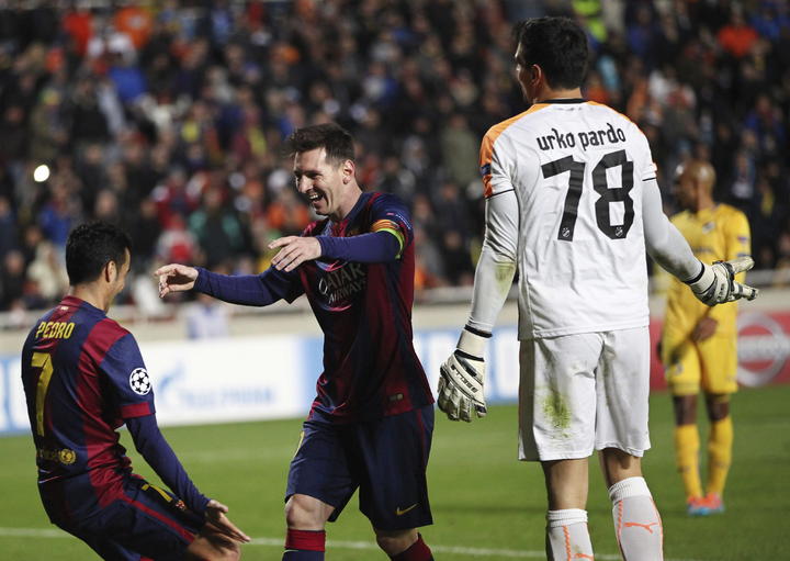 'Queríamos los tres puntos y los pudimos conseguir. Eso es lo que realmente importa', dijo Messi. (EFE)