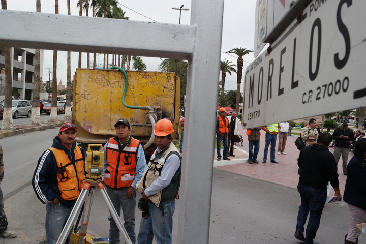 Obra. Fue el jueves 13 de noviembre que iniciaron los trabajos de modernización del Paseo Morelos. 