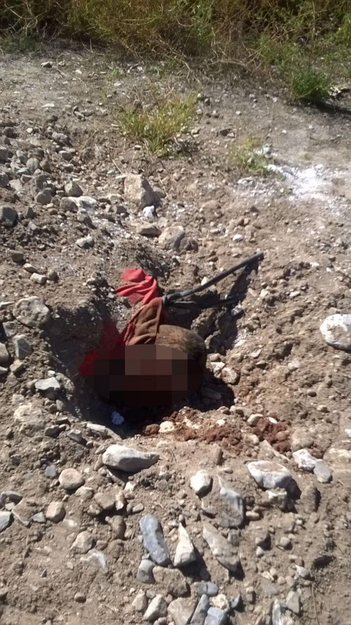 Homicidio. Localizan cadáver semienterrado y con múltiples huellas de violencia en terracería de la Camilo Torres de Torreón; el cuerpo no ha sido identificado. 