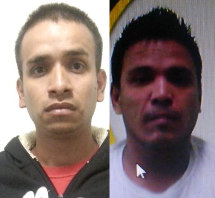 SOSPECHOSOS. Francisco Javier y Miguel Ángel son investigados por robos a cuenta-habientes.