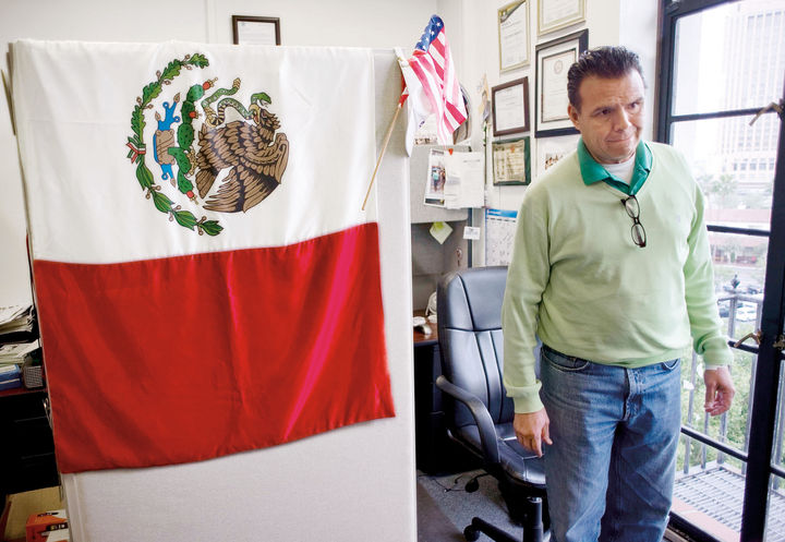 Preocupado. Francisco Javier Moreno Castillo, del Consejo de Federaciones Mexicanas en Norteamérica.
