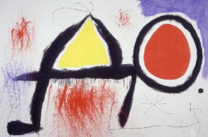 La obra es 'un ejemplo de la gestualidad controlada que caracteriza las pinturas de Miró a finales de los años sesenta. Una libertad expresiva sin precedentes tan claros en su producción, pero de un rigor compositivo indiscutible'. (ESPECIAL)
