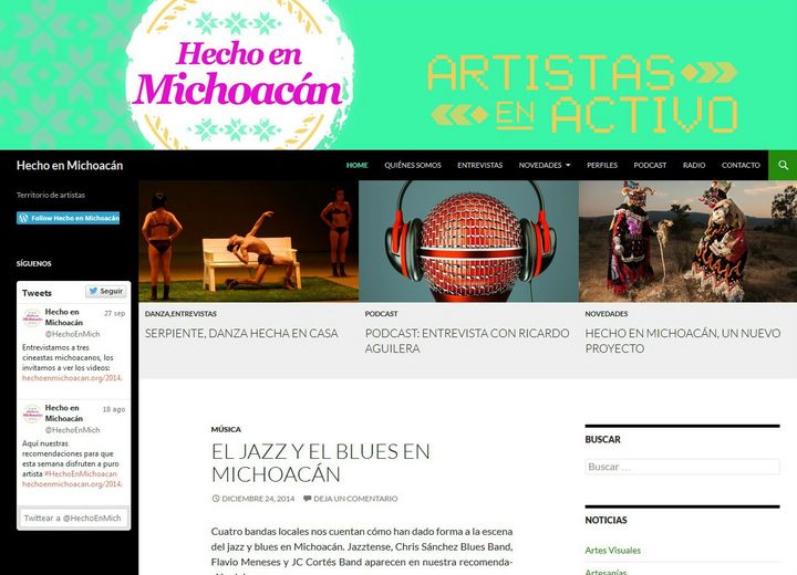 Una acción. Hecho en Michoacán dará voz a todos los artistas.