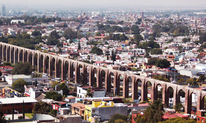 Acueducto de Querétaro. (Foto: Ricardo Romero)