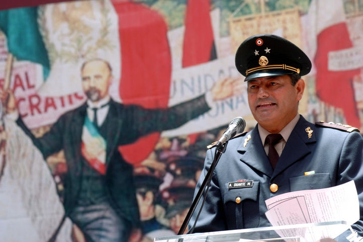 Relevo. Alfonso Duarte Mujica, nuevo comandante regional.