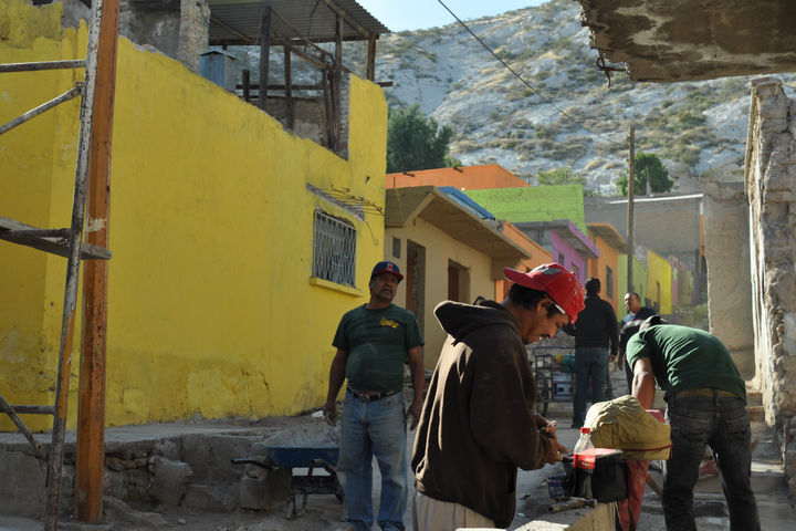 Vida. Los trabajos de reconstrucción de las casas saqueadas, continúan; en el 2014 se aplicaron  millones del Pronapred.