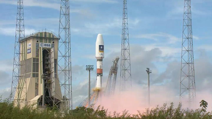 La Comisión Europea ha confirmado a la sociedad de lanzaderas Arianespace que puede volver a utilizar el Soyuz para los Galileo y ha fijado la próxima operación para el 26 de marzo. (ARCHIVO)