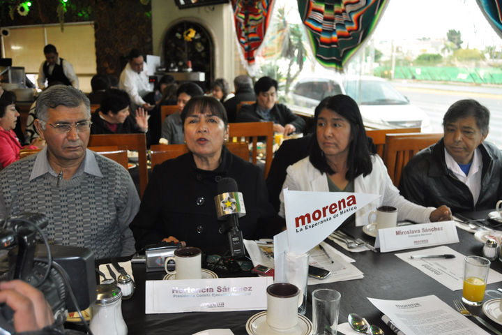Convocatoria. Son más de 7 mil 500 las personas afiliadas a Morena en Coahuila.