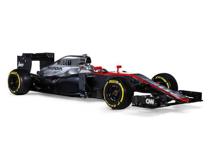EL auto McLaren MP4-30 fue presentado este jueves. (Twitter)
