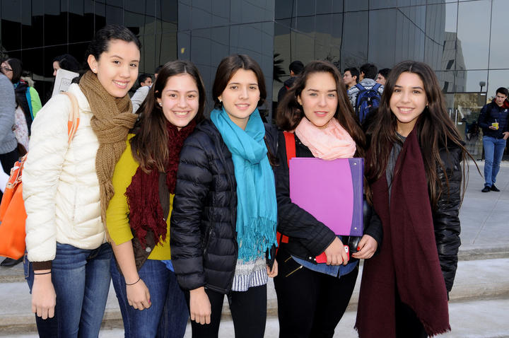Arantxa, Mariana, Ana Karla, Lorena y Sophia.