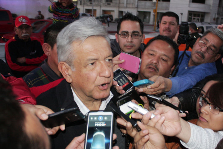 Alternativas. López Obrador  manifestó que los afectados deberían de ver otros mecanismos y acudir a instancias federales.