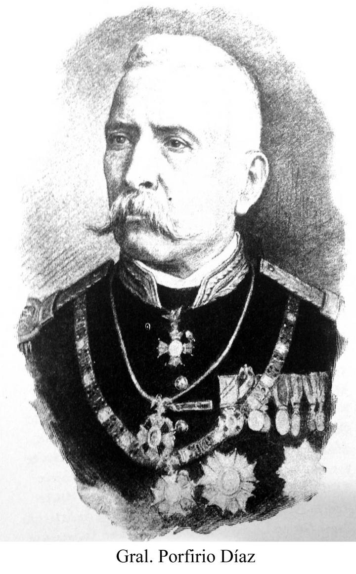 Gral. Porfirio Díaz.
