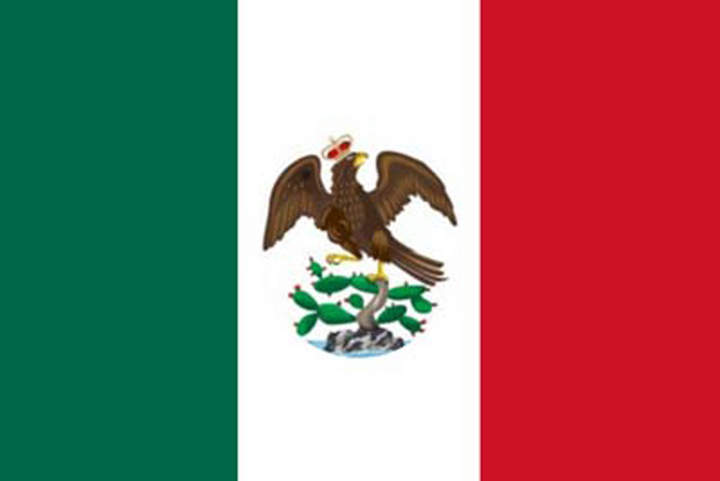 Bandera de Iturbide.