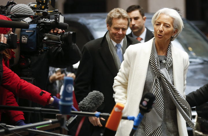 Reformas. Tanto el FMI que preside Lagarde como la UE pidieron un plan de reformas a Grecia. (EFE)