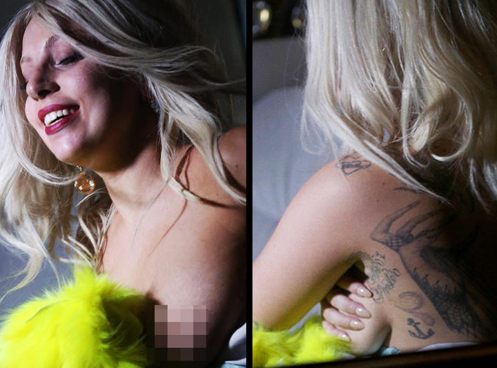 Lady Gaga causó furor en redes gracias a su bochornoso accidente. (INTERNET)