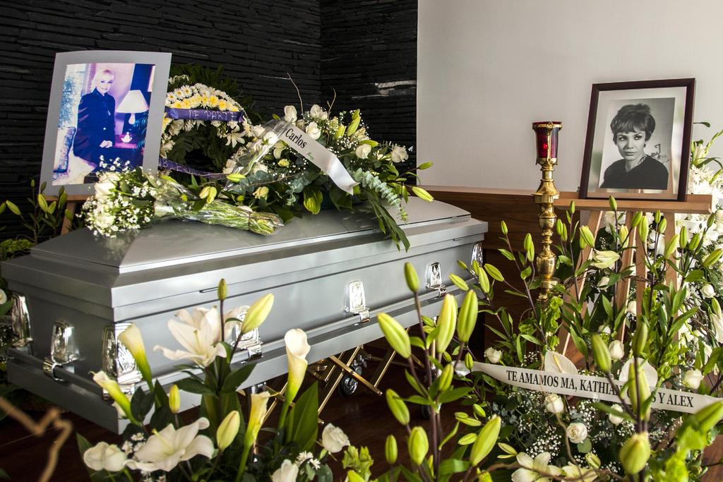 Luto. Los restos de la reconocida actriz saltillense fueron velados ayer en la Ciudad de México y hoy serán incinerados.
