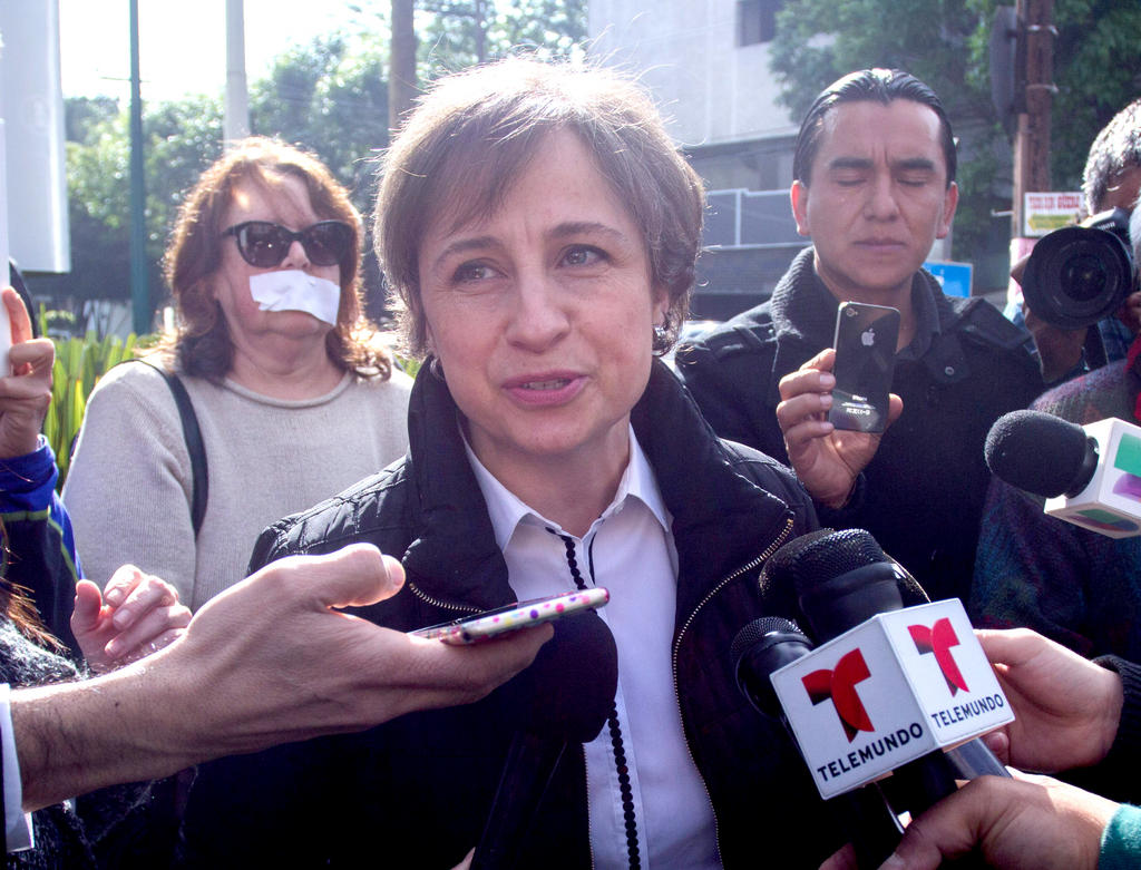 El vocero de la empresa señaló que con la salida de Carmen Aristegui MVS 'pierde a una gran periodista que merece nuestro respeto' pero aquí no hay espacio para individualidades. (Archivo)