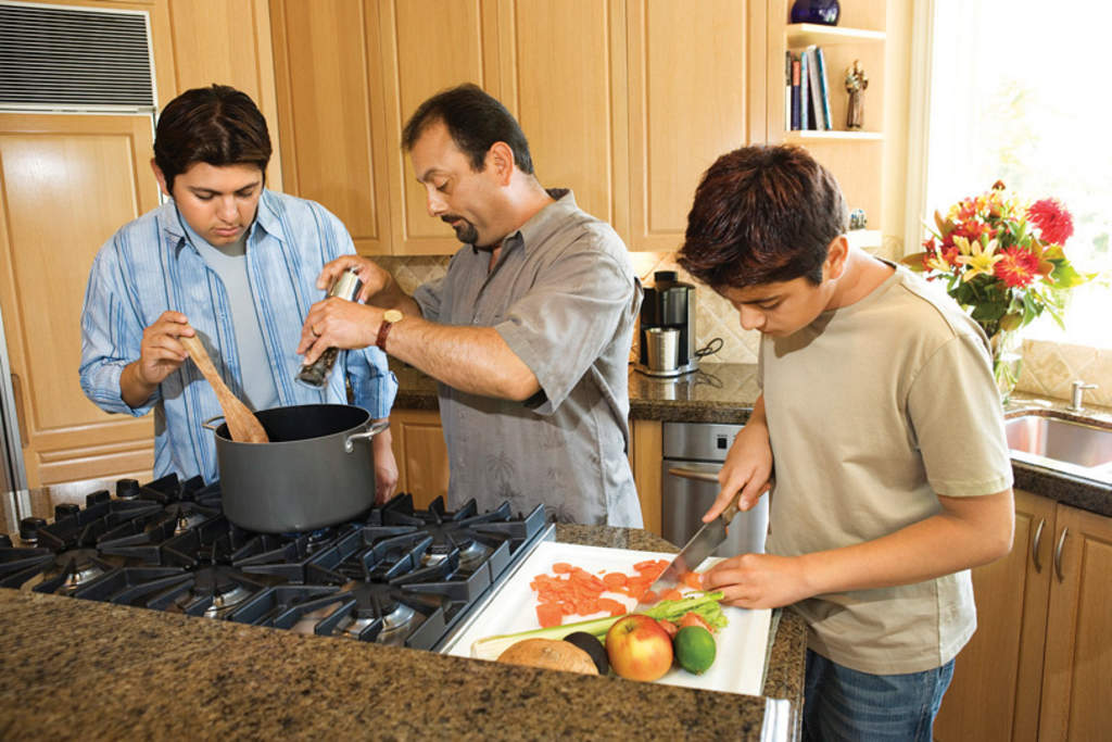 Cocinar en familia