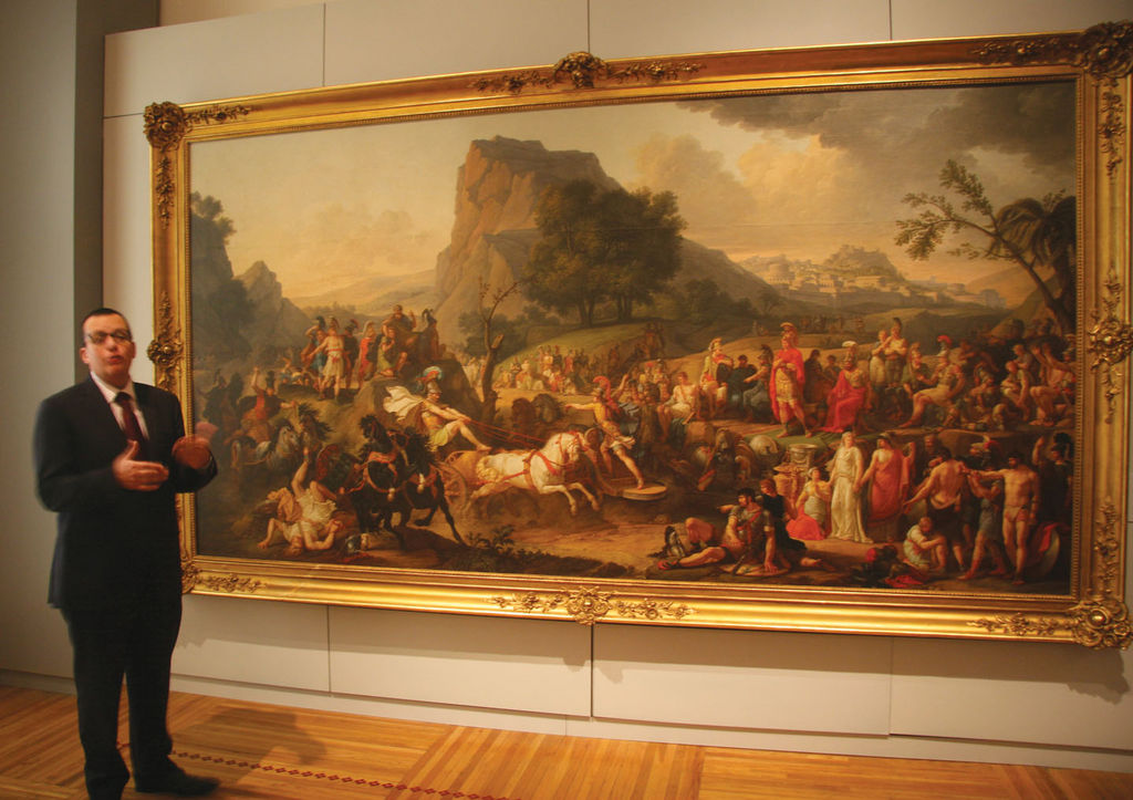 Experto. Héctor Palhares Meza, curador del Museo Soumaya, destacó la calidad del Museo Arocena como sede de la exposición.