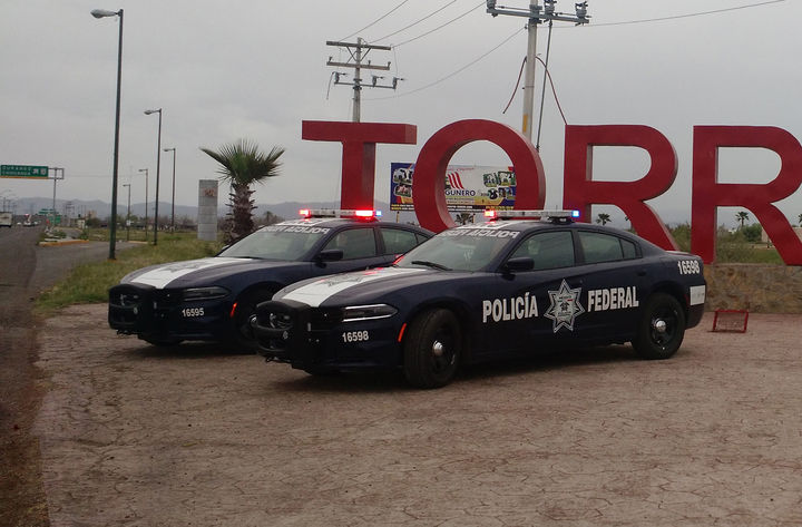 Modernas. La Policía Federal cuenta ya con las nuevas patrullas en La Laguna. 